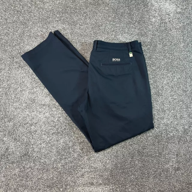 MENS HUGO BOSS Hakan 9 Slim Fit Golf Trousers W 38 L 32 33 Navy Blue Zip Fly 42.99 PicClick UK