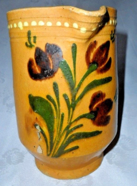 " Ancien pot en terre vernissé,savoie?