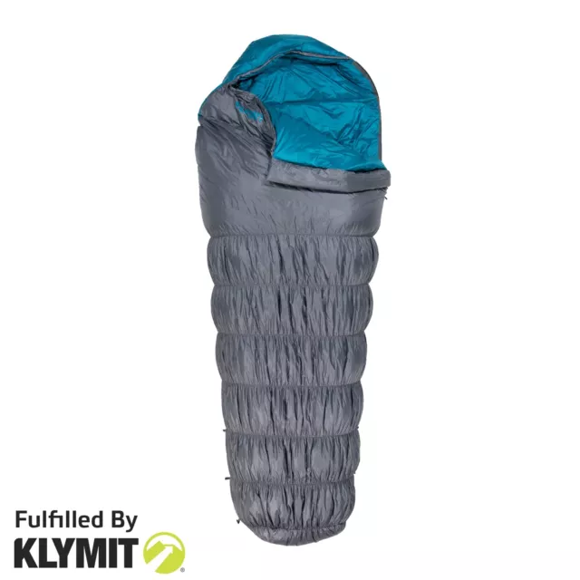 Klymit KSB 35 Degree Down Hybrid Sleeping Bag Camping Backpacking - Brand New