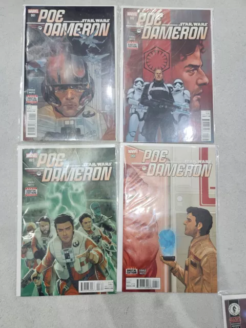 Star Wars Poe Dameron Comic Books Marvel 2015 #001-004