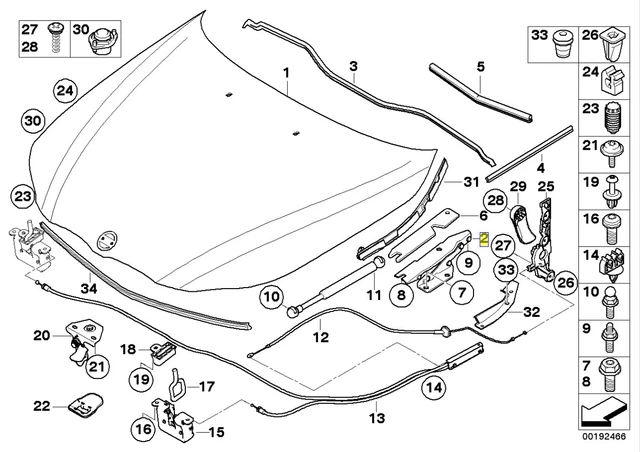 Kit De Verrous (pins) Pour Capot De Voiture - En Acier Allié Noir - Longueur Tige 136mm - Pour Custom Ou Course