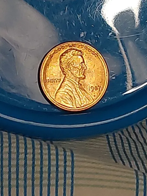 1987 Broadstruck Lincoln Memorial Penny. 🔥Beautiful Coin No Mint Mark