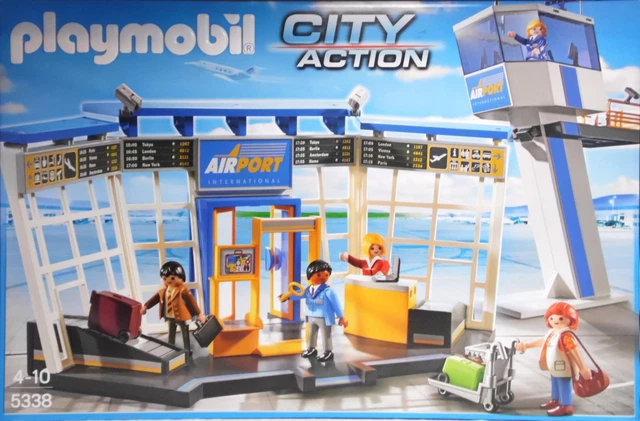 Pièce De Rechange Playmobil Aéroport 5338 – Tour De Contrôle Et Accessoires – Vintage
