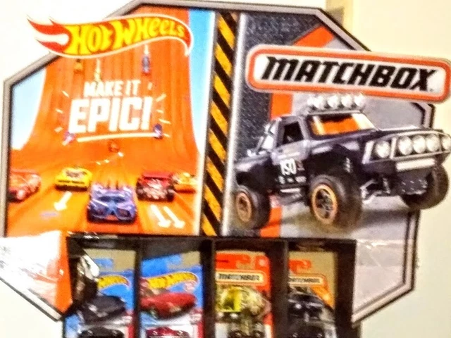 🚙🔥Rare Hybrid Display 🔥🔥🚙 Hot Wheels/ Matchbox 🔥🔥 Holds Full Case 1:64 👀
