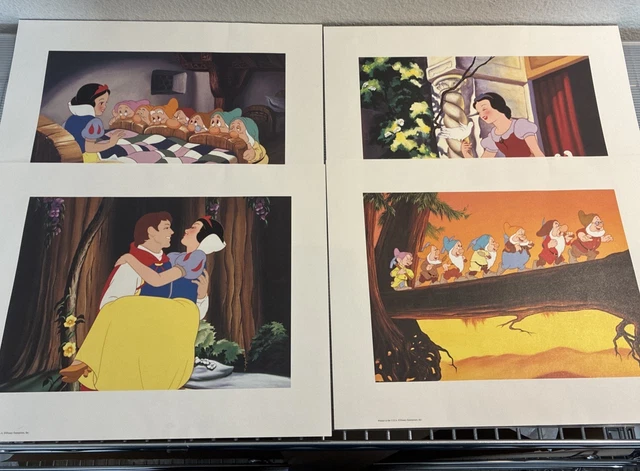 DISNEY SNOW WHITE and the Seven Dwarfs Lithograph Portfolio 2001 Set of ...