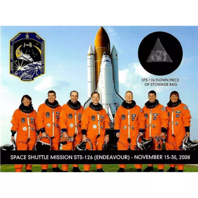 Space Shuttle Mission STS-126 flown artifact presentation