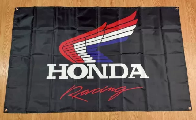 Honda Banner Garage Workshop Racing Flag Jdm Sign Style Uk Car 3x5ft 90x150cm