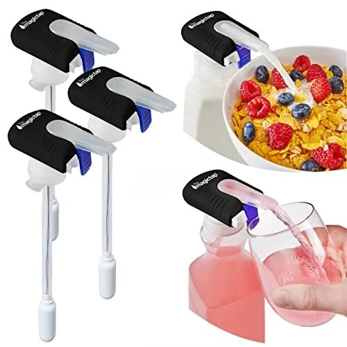 AUTOMATIC DRINK DISPENSER for Fridge 3 Pack Black THE MAGIC TAP
