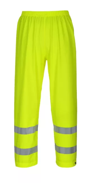 Pantalon Portwest Sealtex Ultra Hi Viz Vis Pluie Jaune Imperméable Pu Respirant