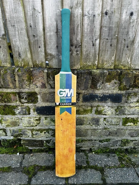 90S RARE VINTAGE Gunn & Moore GM Cannon Professional Cricket Bat