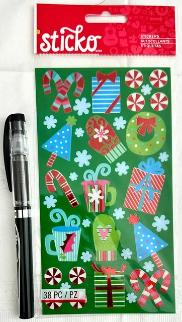 Holiday Theme Presents - Scrapbooking Card Stickers (NEW) Sticko