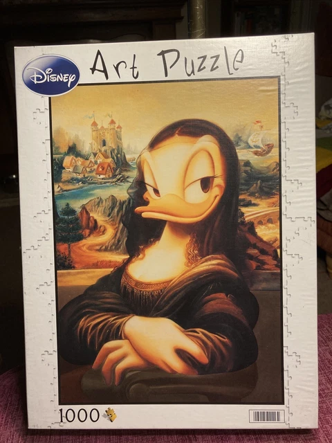 Riassunto Puzzle In Legno Monna Lisa 1000 Pezzi - Dimensioni 75x50 Cm, Gioco Da Tavolo Per Adulti E Ragazzi - 3