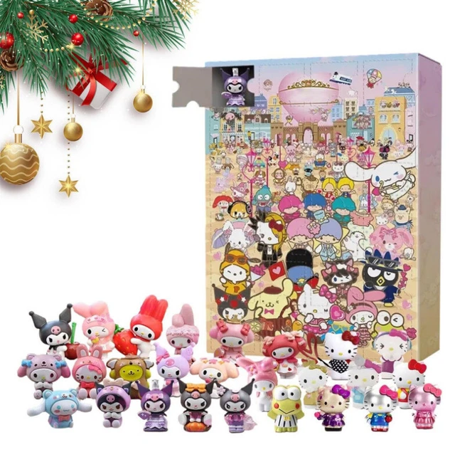 HELLO KITTY 2025 Christmas Advent Calendar Kuromi Countdown 24 Days