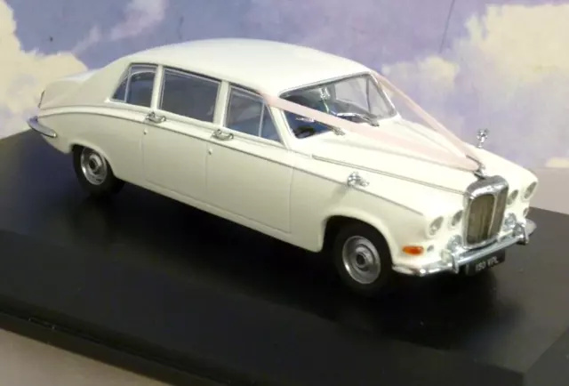 Oxford Diecast 1/43 Daimler Ds420 Ds 420 Limousine In White (Wedding Car) Ds001W