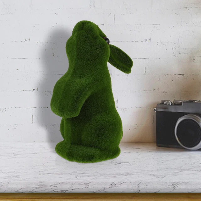 1Pc Moos Bunny Figuren Decor Tafelaufsatz Bunny Tafelaufsatz 6