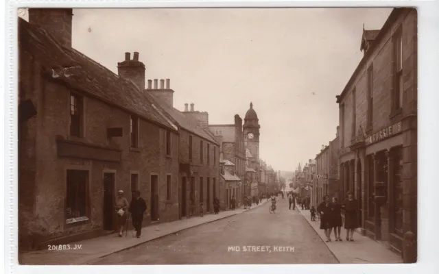 MID STREET, KEITH: Banffshire postcard (C18164)