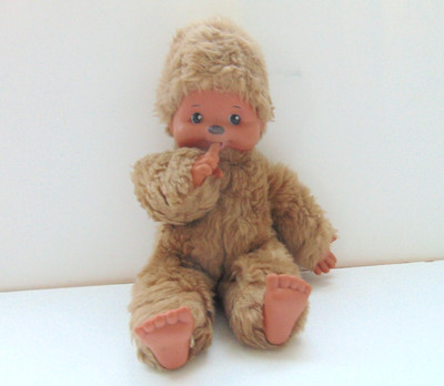 2x Monchichi PICCoLI Peluche vintage Sekiguchi monchhichi moncicci 
