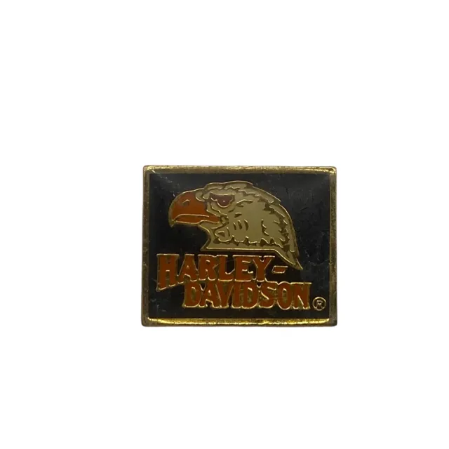 Vintage Harley Davidson 1984 Eagle Logo Collectible Pin Enamel Biker Vest Jacket