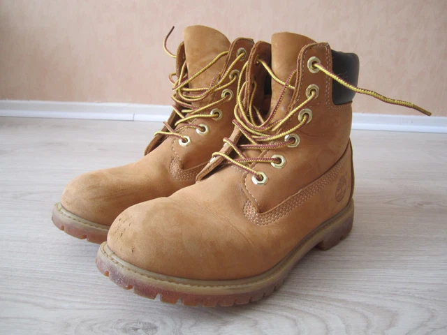 Bottines Timberland Marron Clair Femme Pointure 38 3