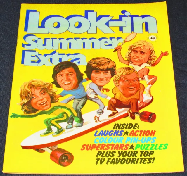 LOOK-IN Magazine SUMMER EXTRA 1978 ABBA PIN-IP / BENNY HILL  / BIONIC MAN  NM-