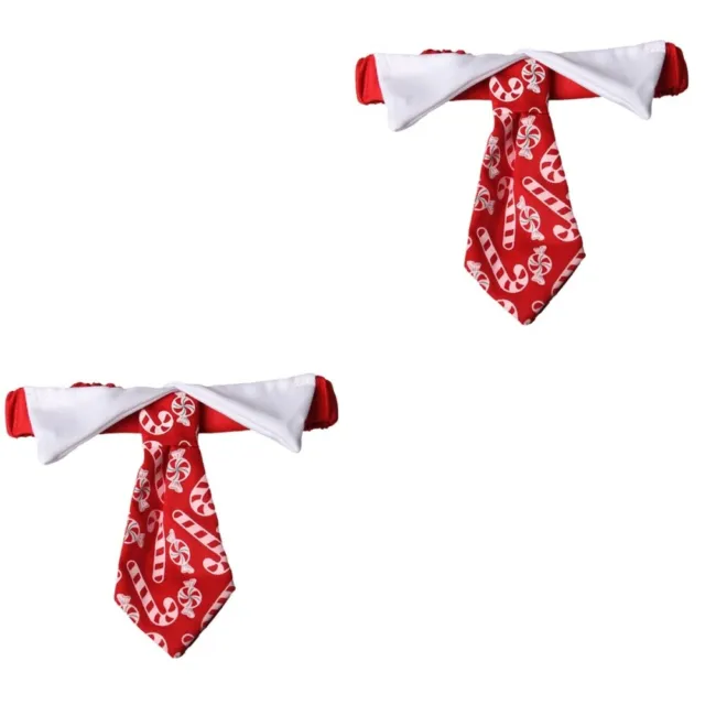 Katze-Hund-Hals-Krawatten 2x Weihnachten Bogen Krawatten für Hunde Hund Bowtie
