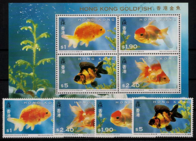 Japan Besetzung II. WK Hongkong; Goldfische 1993 kpl. **  (16,-)