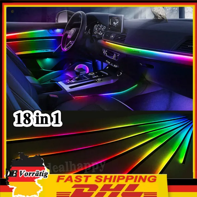 AUTO RGB LED Dreamcolor Symphony Dynamic Ambientebeleuchtung Lichtleiste  Kit DE EUR 84,99 - PicClick DE