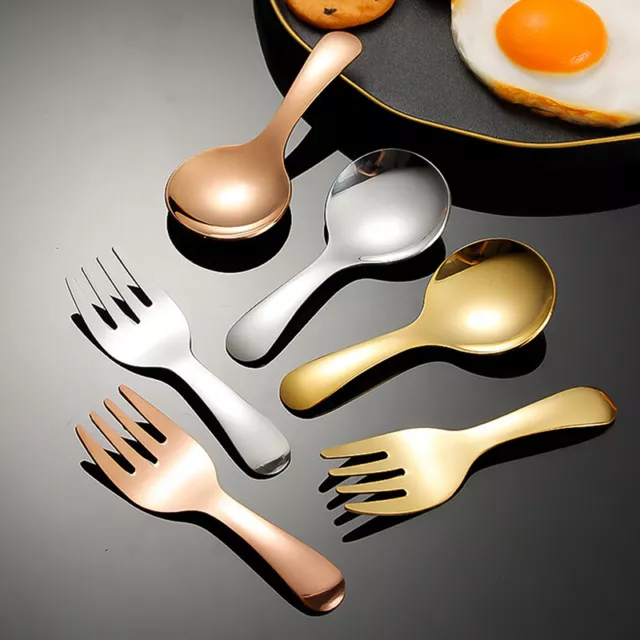 Portable Spoon Fork Tableware Outdoor Camping Stainless Steel Cutlery u
