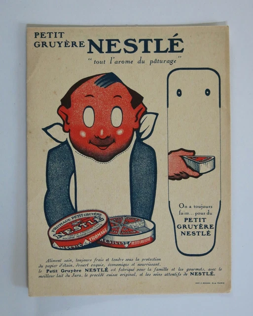 Publicités - DECOUPAGE NESTLE KOHLER ANCIEN