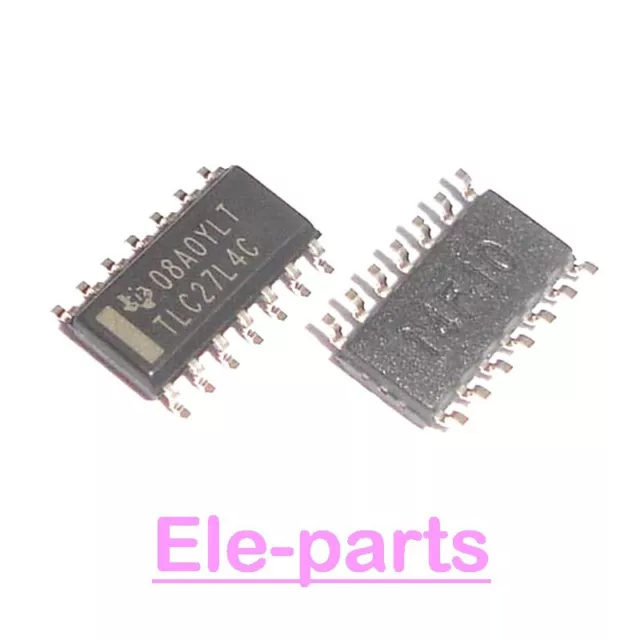 10 PCS TLC27L4CDR SOP-14 TLC27L4CD TLC27L4C TLC27L4 SMD14 Operational Amplifiers