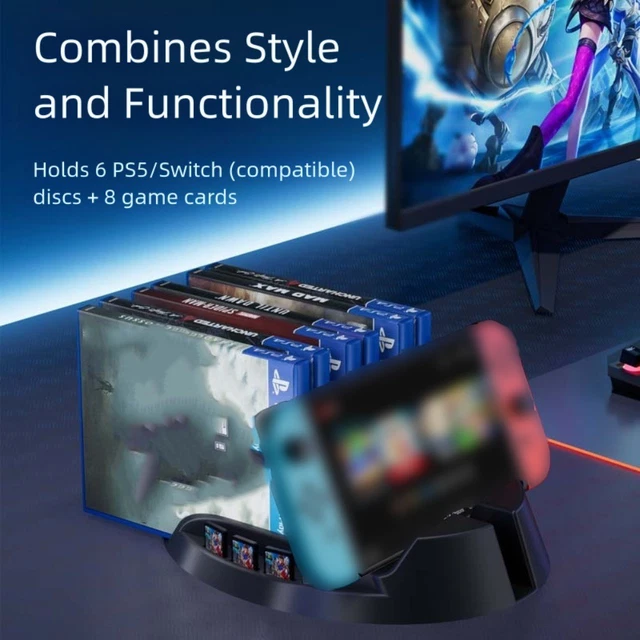 OIVO Chargeur Manette PS4, Station De Charge Manette PS 4 Avec Puce De Charge De 1,8 Heures