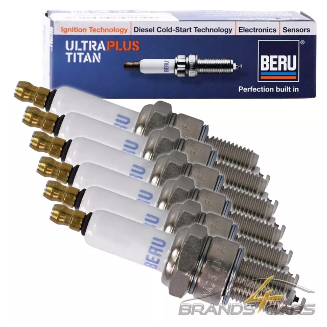 6x BERU ZÜNDKERZE ULTRA TITAN FÜR MERCEDES /8 W114 COUPE C123 W111