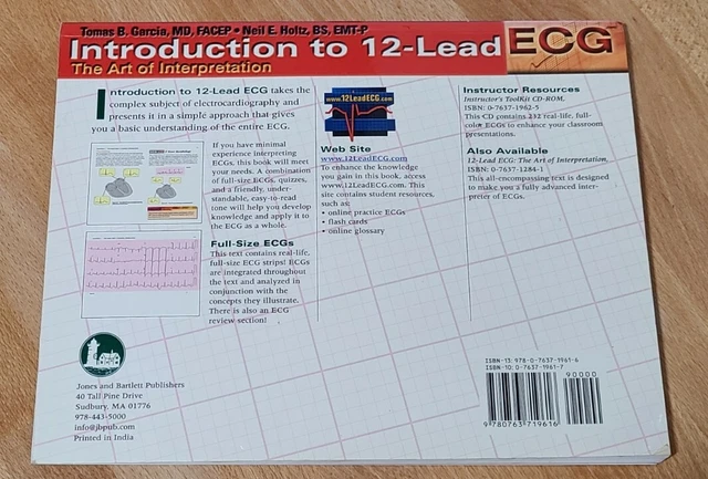 INTRODUCTION TO 12-LEAD Ecg The Art of Interpretation by Tomas B Garcia ...
