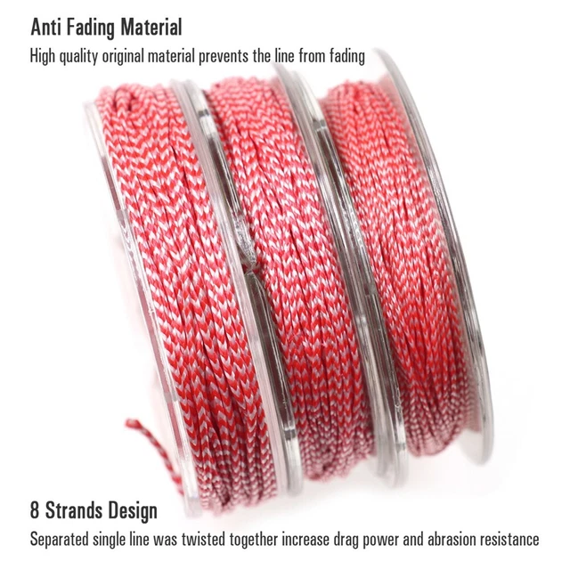 8 Packs De Jupes En Silicone Pour Pêche - 50 Brins, Tailles 15-18