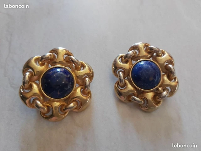 Boucles D'oreilles Clips Agatha Paris Vintage - Doré, D'occasion Mais Charmantes
