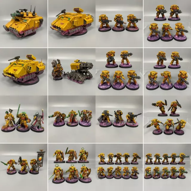 Imperial Fists Armee Bemalt Raum Marine Adeptus Astartes Warhammer 40,000 40K