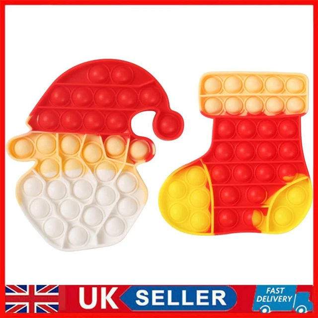 Silicone Decompression Toys Funny Christmas Autism Bubble Toys for Special Needs