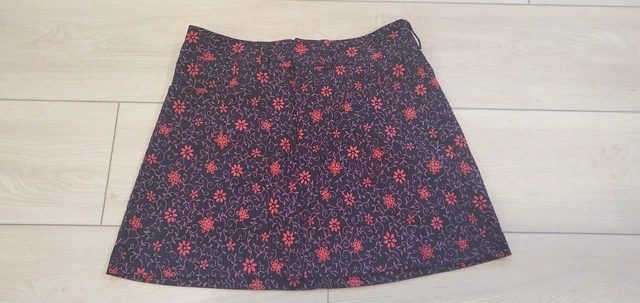 Betsey Johnson Floral mini Skirt S Small made in USA