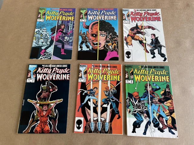 Kitty Pryde And Wolverine 1 2 3 4 5 6 Complete Limited Mini Series Marvel 1984