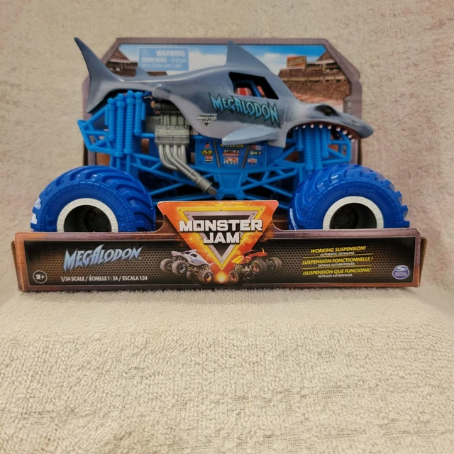 MONSTER JAM MEGALODON 124 Scale Series 18 True Metal Spin Master