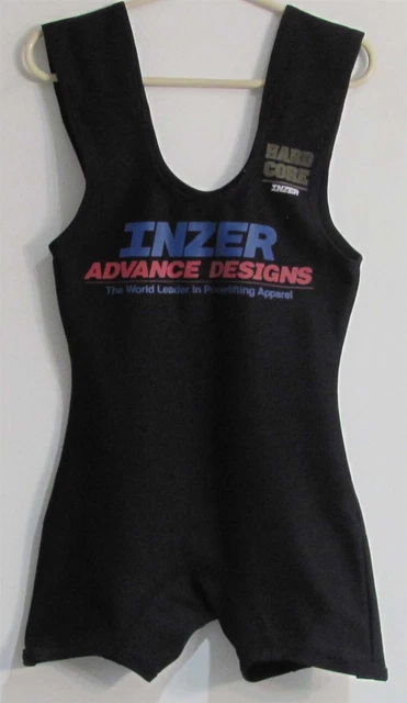 Inzer HardCore Squat Suit 30 Black Lightly Used (Leg Openings Made 2" Smaller)