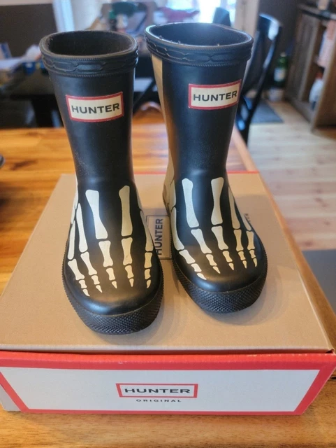 Hunter skeleton boots NIB sz 12