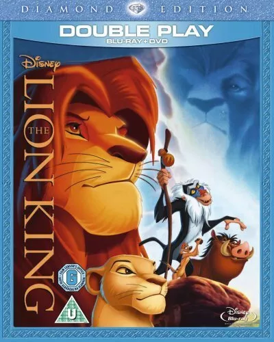 The Lion King Blu-Ray (2011) Roger Allers cert U 2 discs FREE Shipping, Save £s