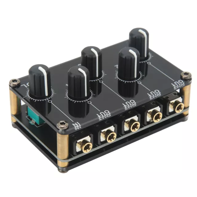 Audiomixer Mini-Stereo-Audiomixer 4-Kanal Für Computer