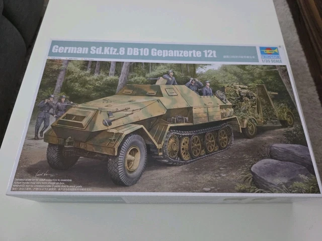 Trumpeter 01584 Sd.Kfz.8 DB10 Gepanzerte 12t + MR Räder 1:35 NEU mit