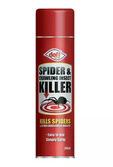 Doff Spider and Crawling Insect Killer 300ml Spider Spray for Eliminating Spider