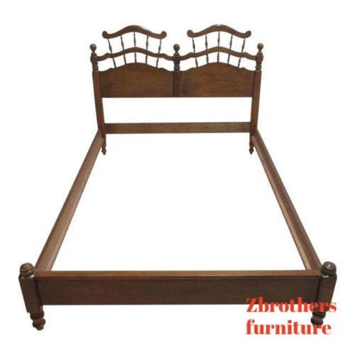Vintage Maple Winsor Back Headboard Bed Full size