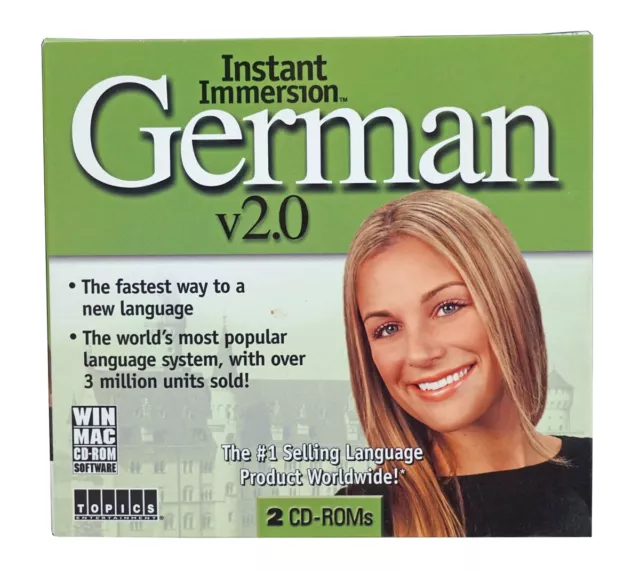 Instant Immersion LEARN how to Speak BEGINNER GERMAN Language Win/Mac CD