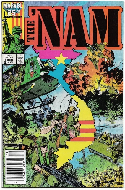 The 'Nam#1 Vf/Nm 1986 Newstand Edition Marvel Comics