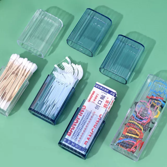 Palillos de hilo dental caja portátil palillos de dientes desechables C vh